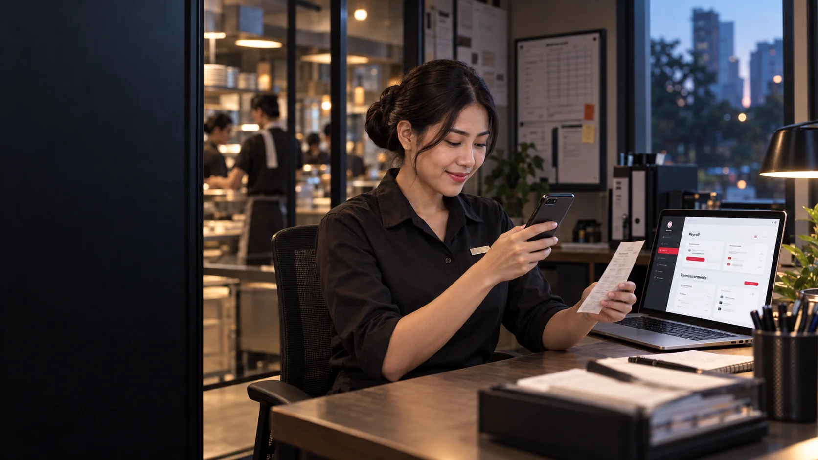 Karyawan mengajukan reimbursement melalui Squadra People